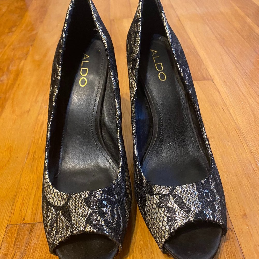 Aldo Open Toe Pumps